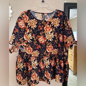 Shein Floral Top